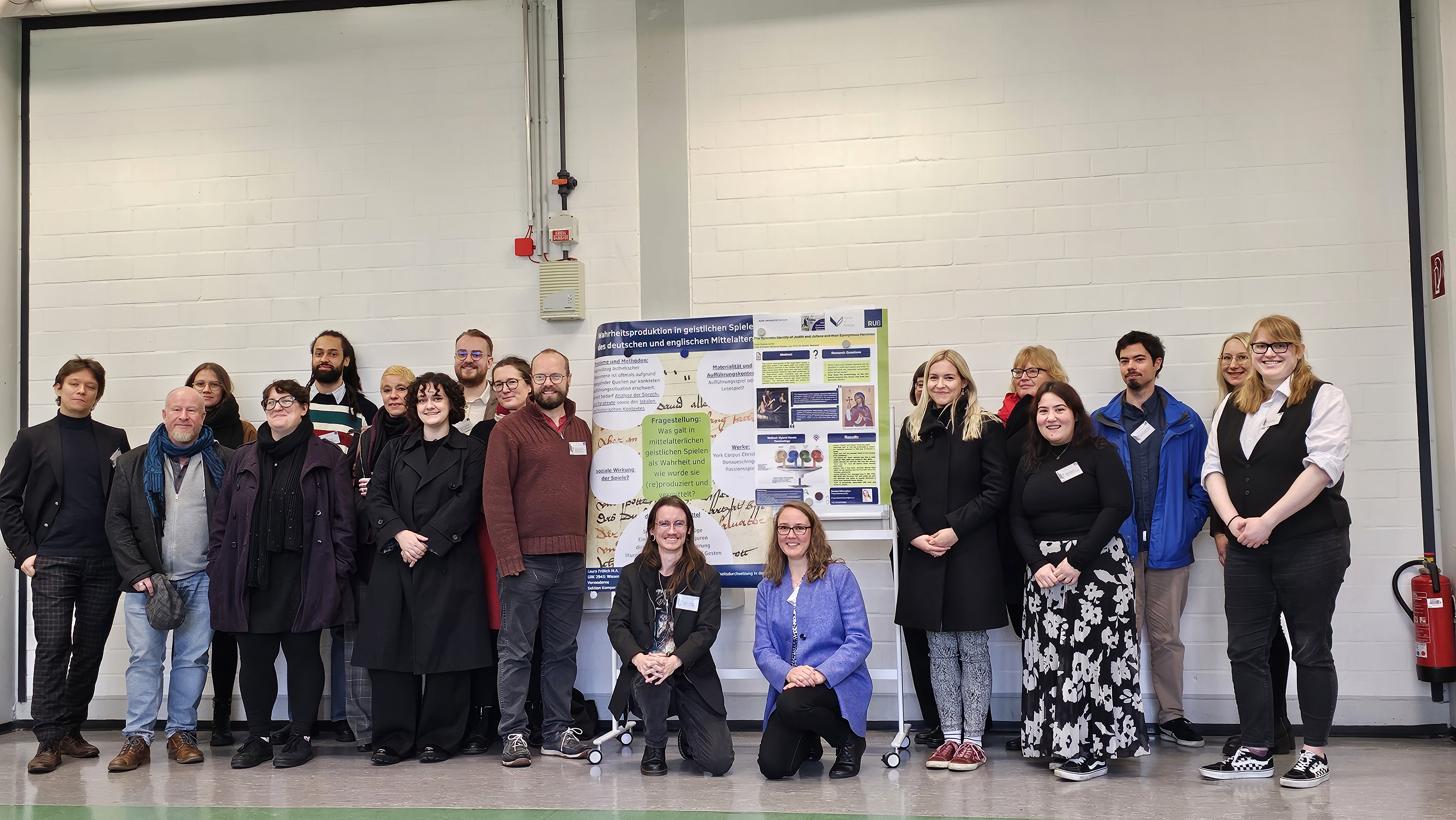 Group photo of the 24. Studientag Englisches Mittelalter